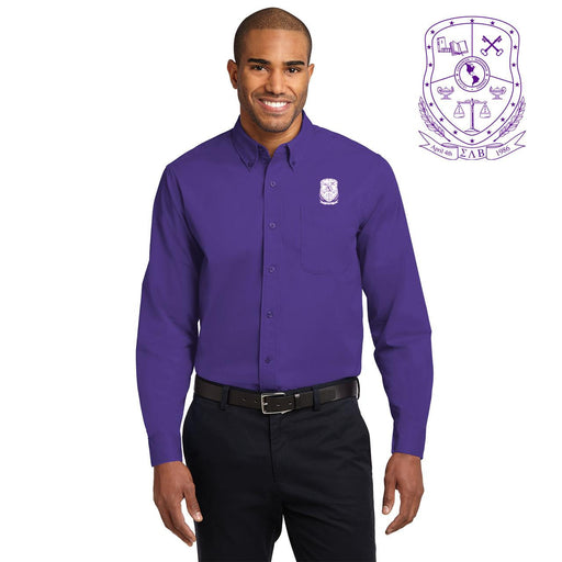 DISCOUNT - Sigma Lambda Beta Long Sleeve Oxford