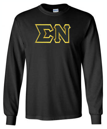 Discount Sigma Nu Lettered Long Sleeve DISCOUNT Sigma Nu Lettered Long sleeve
