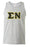Discount Sigma Nu Lettered Tank Top DISCOUNT- Sigma Nu Lettered Tank Top