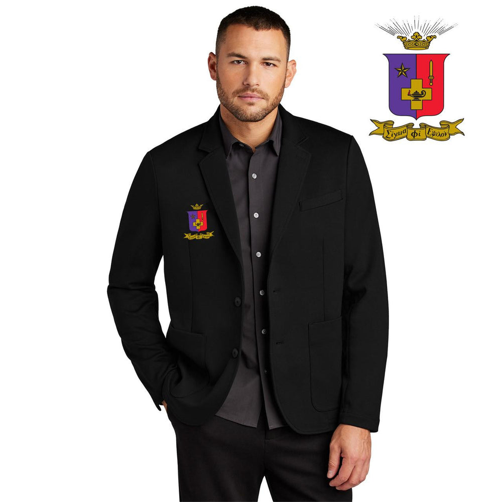 Discount Sigma Phi Epsilon Crest Shield Blazer DISCOUNT-Sigma Phi Epsilon Crest - Shield Blazer