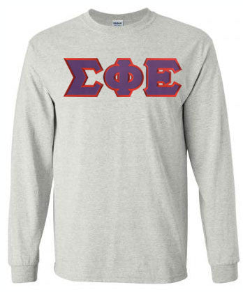 Sigma Phi Epsilon DISCOUNT Sigma Phi Epsilon Lettered Long sleeve