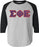 Discount Sigma Phi Epsilon Lettered Raglan T Shirt DISCOUNT- Sigma Phi Epsilon Lettered Raglan T-Shirt