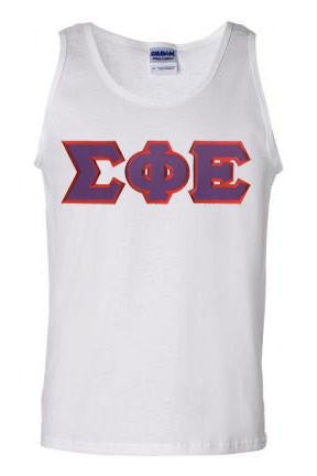Sigma Phi Epsilon DISCOUNT- Sigma Phi Epsilon Lettered Tank Top