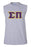 Discount Sigma Pi Lettered Sleeveless Tee DISCOUNT- Sigma Pi Lettered Sleeveless Tee