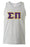 Discount Sigma Pi Lettered Tank Top DISCOUNT- Sigma Pi Lettered Tank Top