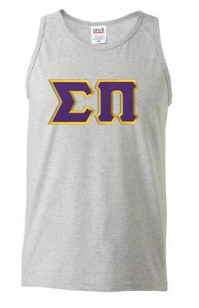 Sigma Pi DISCOUNT- Sigma Pi Lettered Tank Top