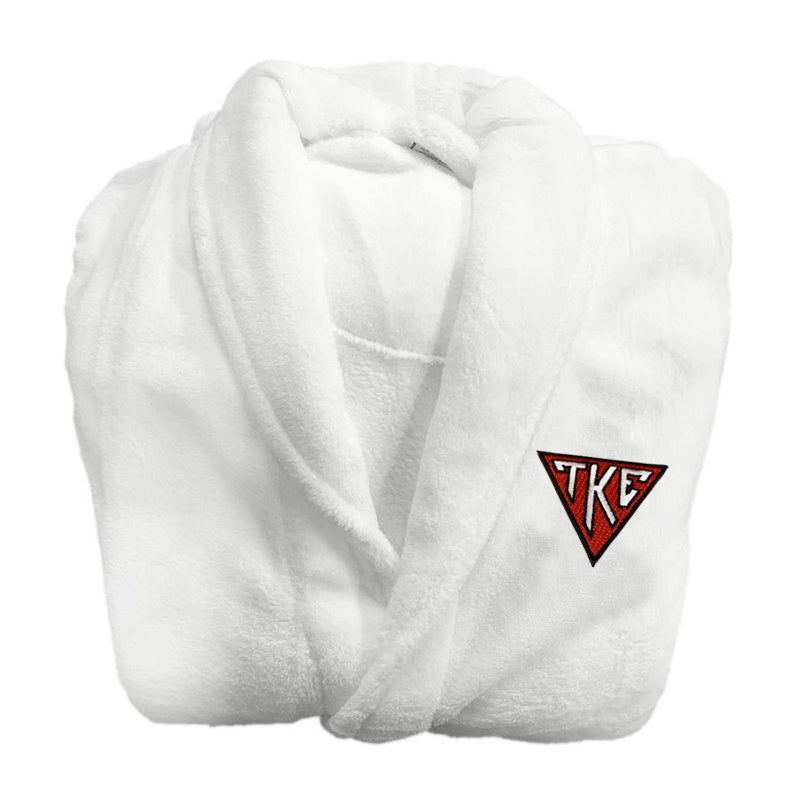 Discount Tau Kappa Epsilon House Plate Triangle Bathrobe DISCOUNT-Tau Kappa Epsilon House Plate Triangle Bathrobe