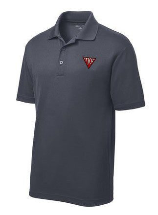 Discount Tau Kappa Epsilon House Plate Triangle Emblem Polo DISCOUNT-Tau Kappa Epsilon House Plate Triangle Emblem Polo