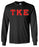 Discount Tau Kappa Epsilon Lettered Long Sleeve Tees DISCOUNT Tau Kappa Epsilon Lettered Long Sleeve Tees