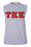 Discount Tau Kappa Epsilon Lettered Sleeveless Tees DISCOUNT- Tau Kappa Epsilon Lettered Sleeveless Tees