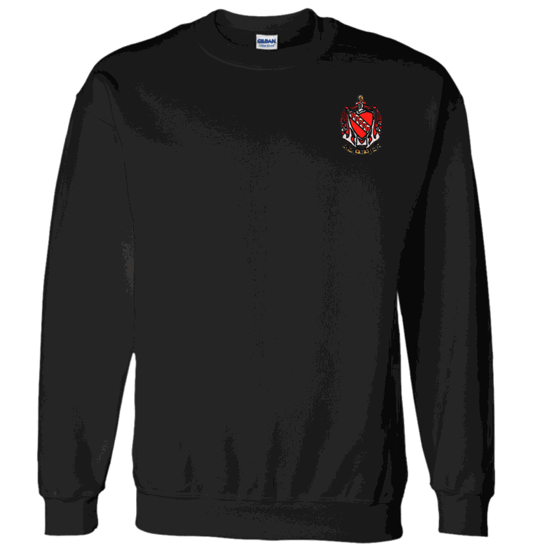 Discount Tau Kappa Epsilon World Famous Crest Shield Crewneck Sweatshirt DISCOUNT-Tau Kappa Epsilon World Famous Crest - Shield Crewneck Sweatshirt - Best Value