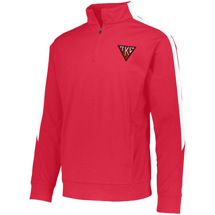 Discount Tau Kappa Epsilon World Famous Greek House Plate Triangle Medalist Pullover DISCOUNT-Tau Kappa Epsilon-  World Famous Greek House Plate Triangle Medalist Pullover