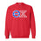 Discount Theta Chi Greek Letter American Flag Crewneck DISCOUNT-Theta Chi Greek Letter American Flag Crewneck