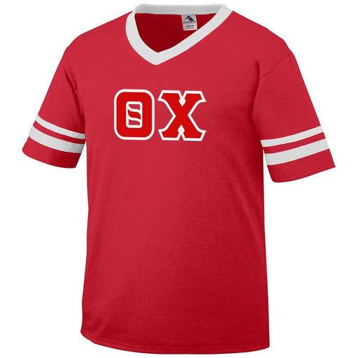 Theta Chi DISCOUNT-Theta Chi Jersey With Greek Applique Letters
