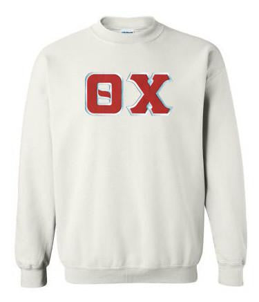 Discount Theta Chi Lettered Crewneck Best Value DISCOUNT Theta Chi Lettered Crewneck - Best Value