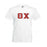 Discount Theta Chi Lettered V Neck T Shirt DISCOUNT- Theta Chi Lettered V-Neck T-Shirt