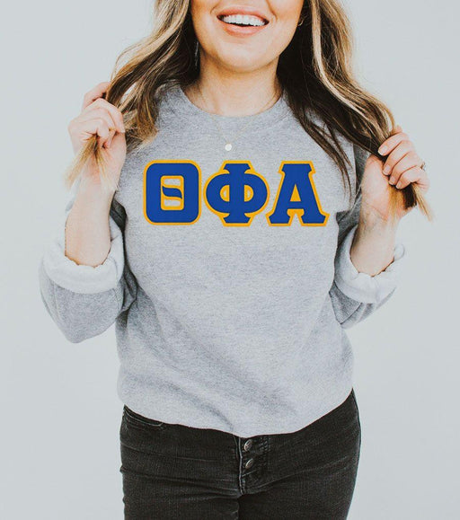 Theta Phi Alpha DISCOUNT Theta Phi Alpha Lettered Crewneck - Best Value