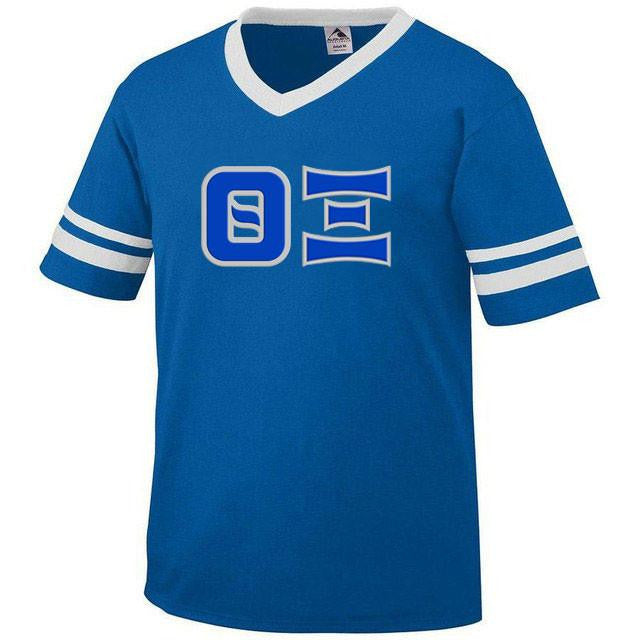 Discount Theta Xi Jersey With Greek Applique Letters DISCOUNT-Theta Xi Jersey With Greek Applique Letters