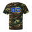 Discount Theta Xi Lettered Camouflage T Shirt DISCOUNT- Theta Xi Lettered Camouflage T-Shirt