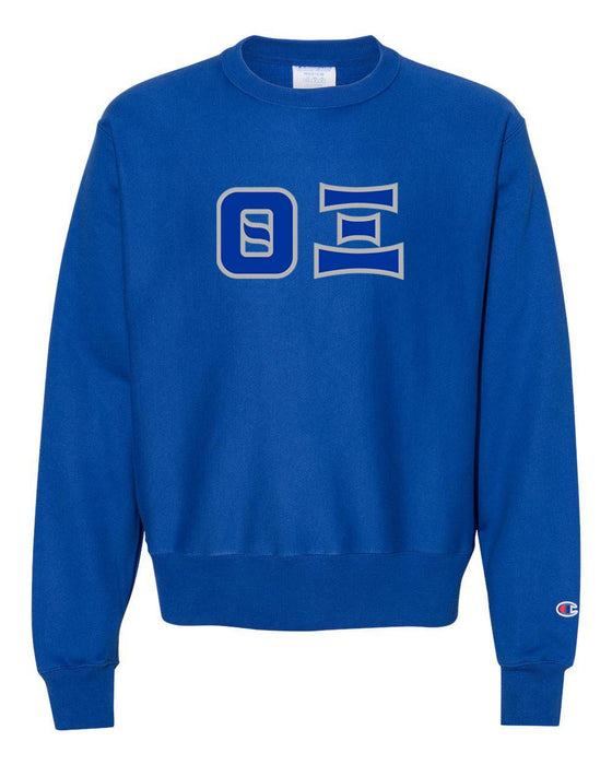 Discount Theta Xi Lettered Crewneck Best Value DISCOUNT Theta Xi Lettered Crewneck - Best Value