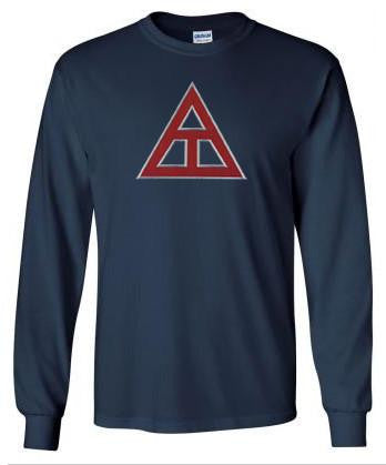 DISCOUNT Triangle Fraternity Lettered Long sleeve