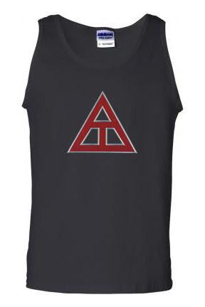 DISCOUNT- Triangle Fraternity Lettered Tank Top