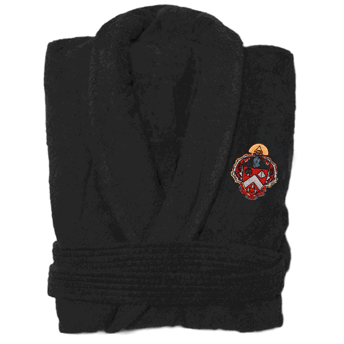 Discount Triangle Fraternity Patch Bathrobe DISCOUNT-Triangle Fraternity Patch Bathrobe