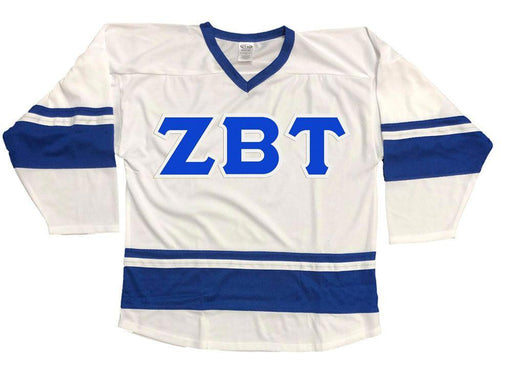 Zeta Beta Tau DISCOUNT-Zeta Beta Tau Breakaway Lettered Hockey Jersey