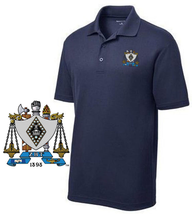 Discount Zeta Beta Tau Emblem Polo DISCOUNT-Zeta Beta Tau Emblem Polo
