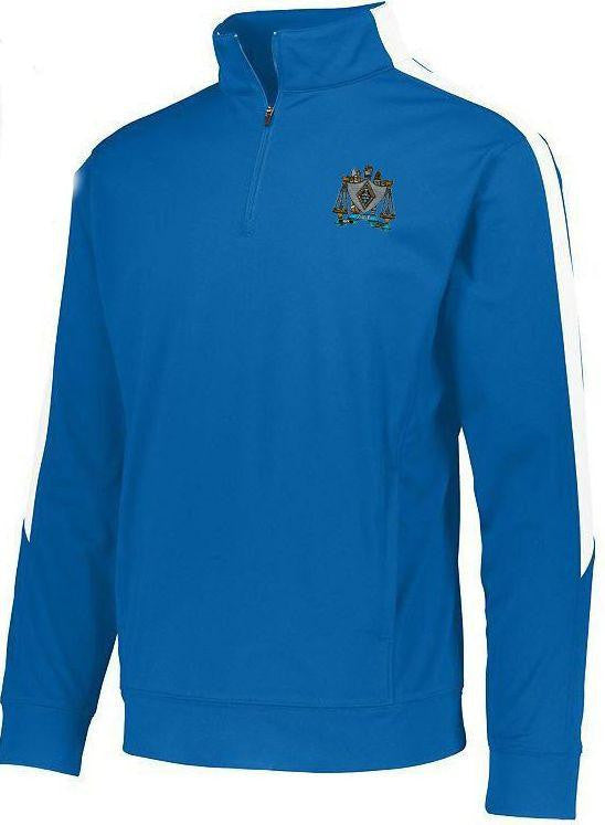 Discount Zeta Beta Tau World Famous Greek Crest Shield Medalist Pullover DISCOUNT-Zeta Beta Tau-  World Famous Greek Crest - Shield Medalist Pullover