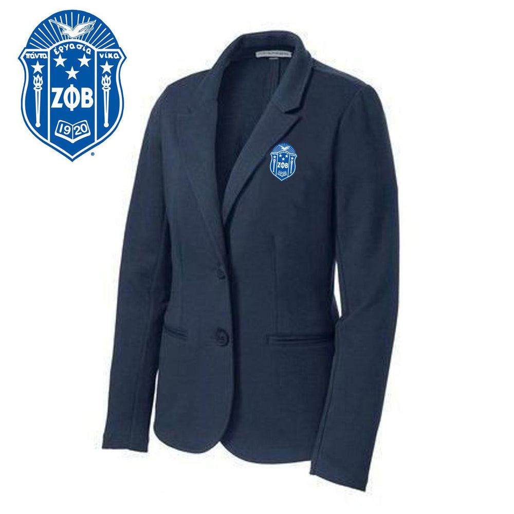 Discount Zeta Phi Beta Crest Blazer DISCOUNT-Zeta Phi Beta Crest Blazer