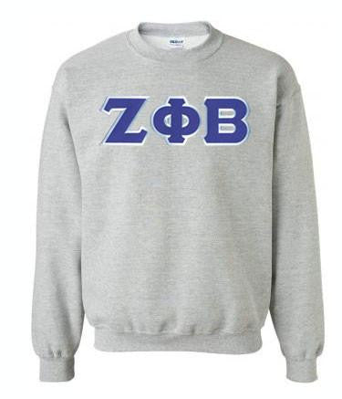 Zeta Phi Beta DISCOUNT Zeta Phi Beta Lettered Crewneck - Best Value