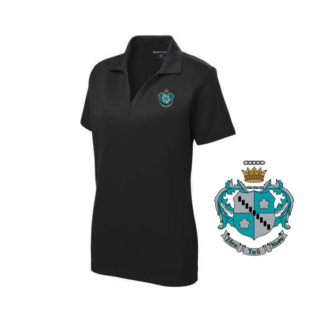 Discount Zeta Tau Alpha Emblem Polo DISCOUNT-Zeta Tau Alpha Emblem Polo