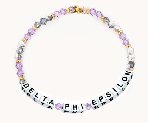 Delta Phi Epsilon Delta Phi Epsilon Glass Name Bead Bracelet