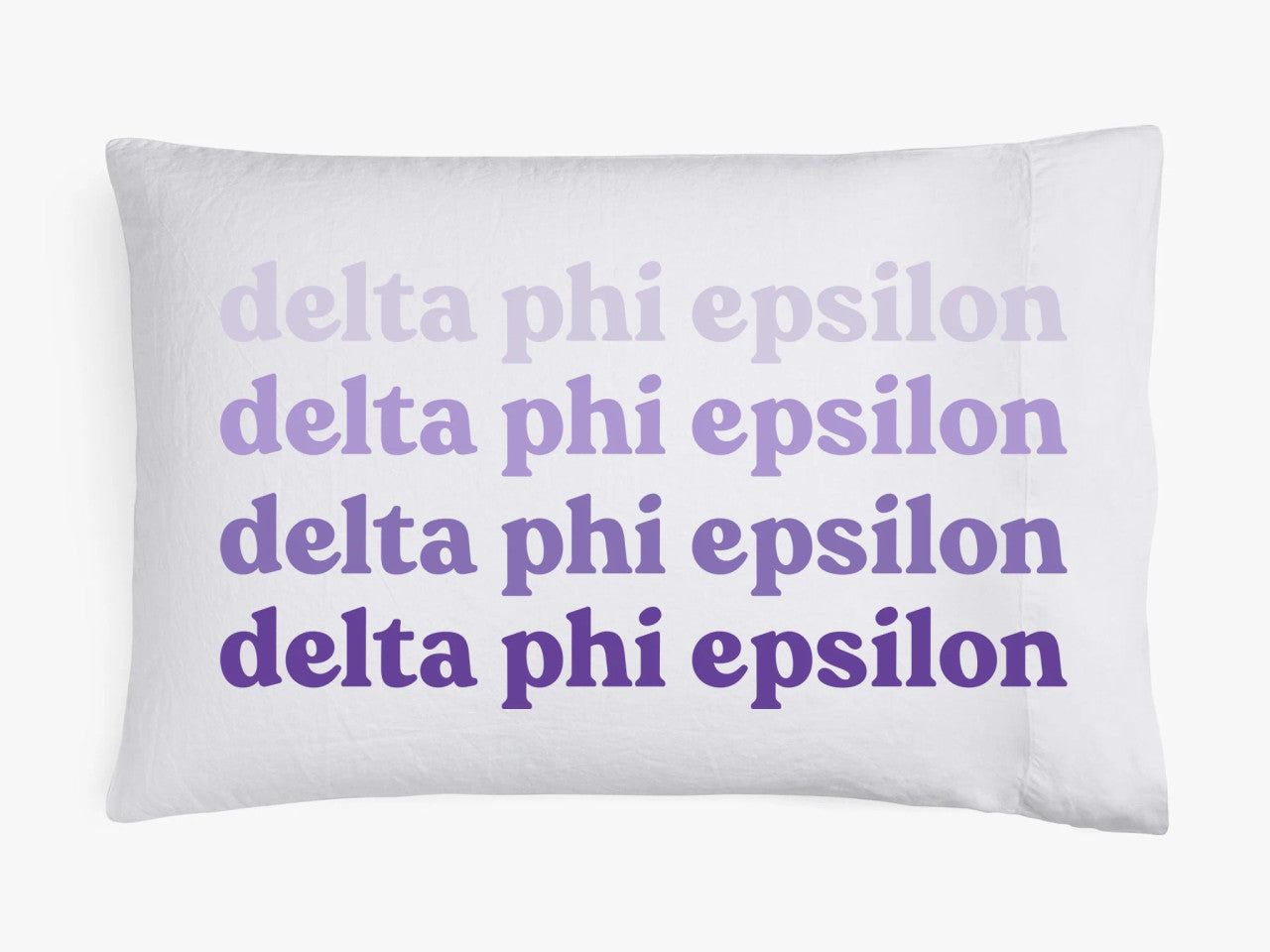 Delta Phi Epsilon Ombre Retro Pillowcases Delta Phi Epsilon Ombre Retro Pillowcases