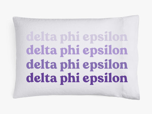 Homedecorgifts Delta Phi Epsilon Ombre Retro Pillowcases