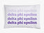 Delta Phi Epsilon Ombre Retro Pillowcases Delta Phi Epsilon Ombre Retro Pillowcases