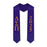 Delta Sigma Pi Vertical Grad Stole with Letters & Year