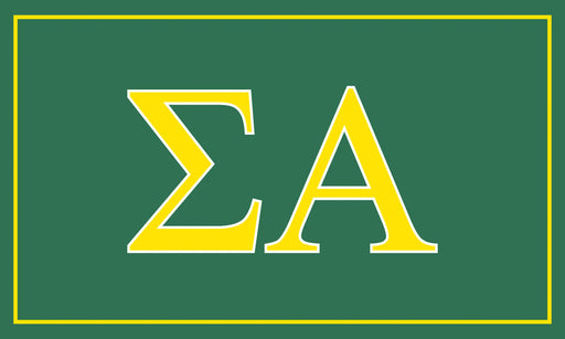 Sigma Alpha Sigma Alpha New 2 Color Flags