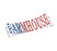 Farmhouse Fraternity American Flag Greek Letter Sticker 2.5" Tall FarmHouse Fraternity American Flag Greek Letter Sticker - 2.5