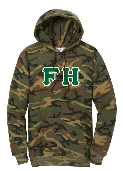 Kappa Kappa Gamma DISCOUNT-FarmHouse Fraternity Camo Pullover Hooded Sweatshirt