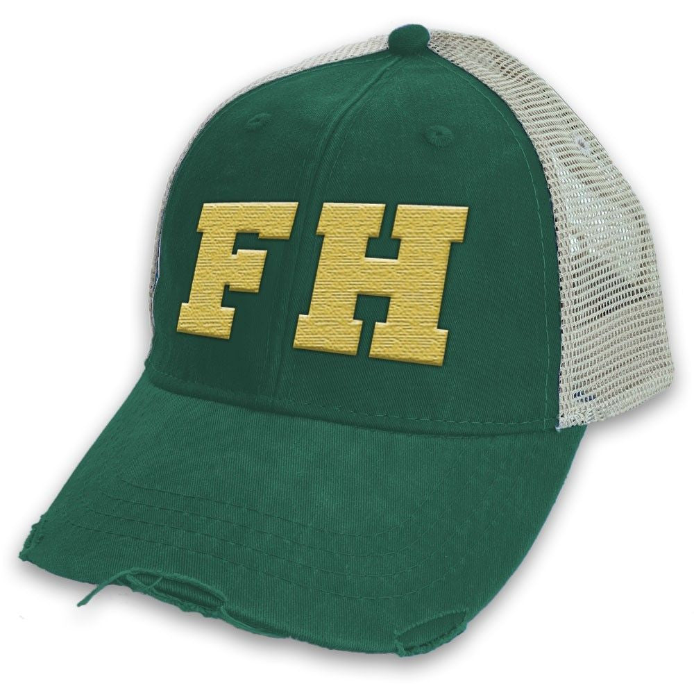 Farmhouse Distressed Trucker Hat FarmHouse Fraternity Distressed Trucker Hat