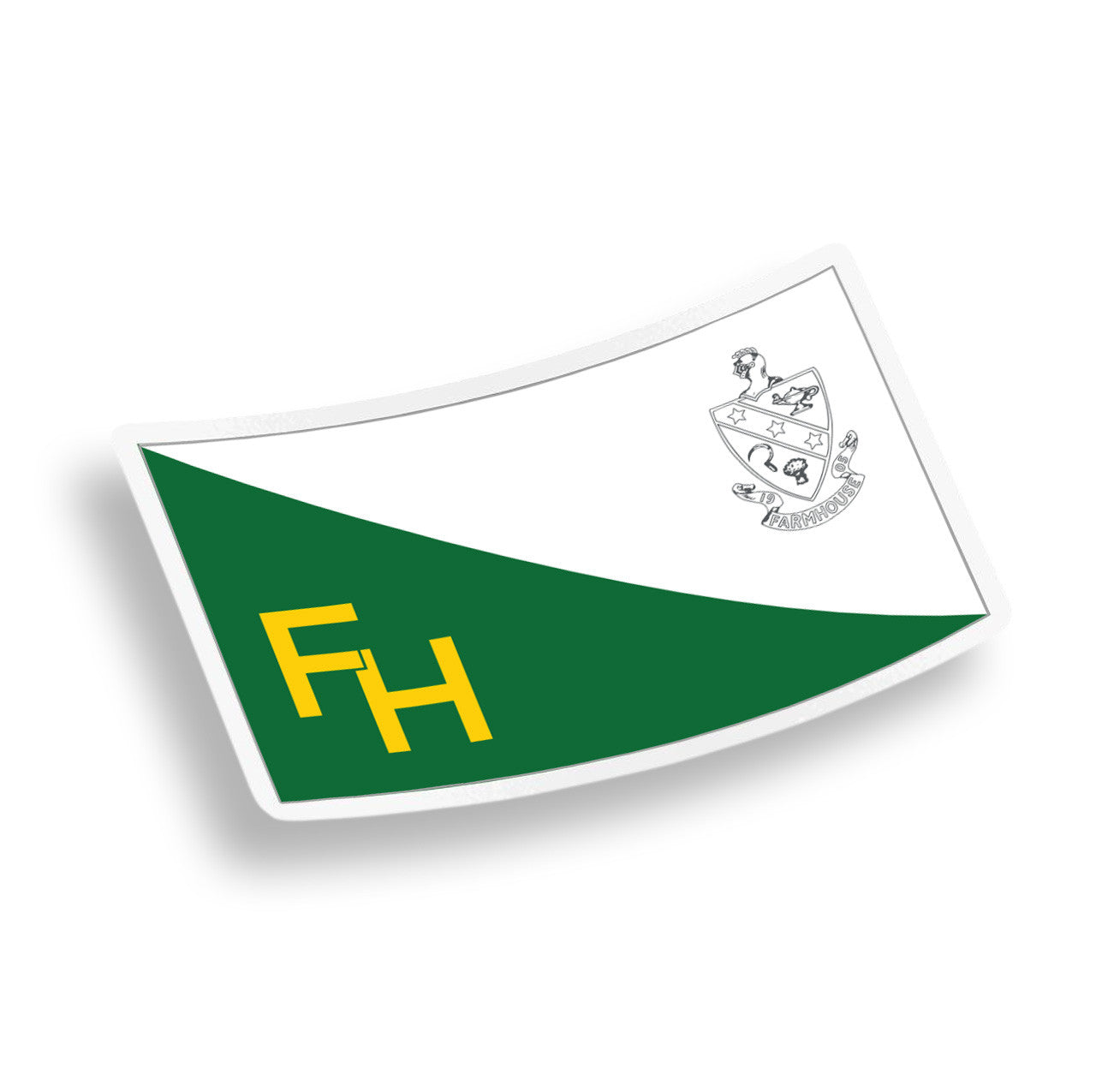 Farmhouse Fraternity Flag Decal Sticker FarmHouse Fraternity Flag Decal Sticker