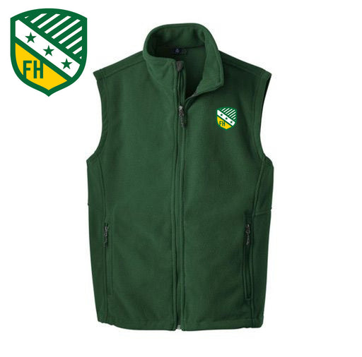 Kappa Kappa Gamma FarmHouse Fraternity Fleece Crest - Shield Vest