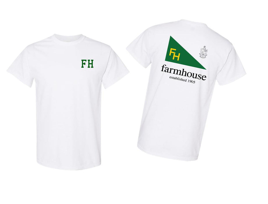 Greekgear Farmhouse Fraternity Flag T Shirts FarmHouse Fraternity Flag T-shirts