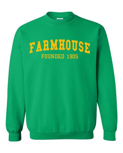Kappa Kappa Gamma FARMHOUSE Fraternity Founders Crew Sweatshirt
