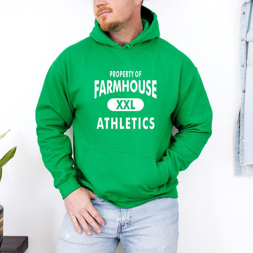 FarmHouse Fraternity Property Of Athletics Hooded Sweatshirts