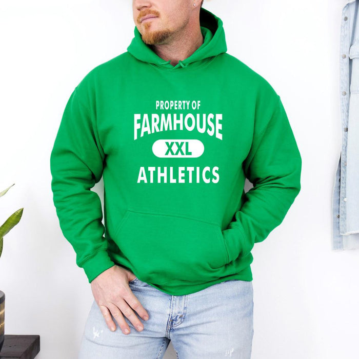 Farmhouse Fraternity Property Of Athletics Hooded Sweatshirts FarmHouse Fraternity Property Of Athletics Hooded Sweatshirts