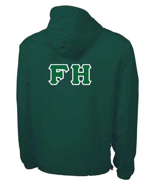 FarmHouse Fraternity Tackle Twill Lettered Pack N Go Pullover