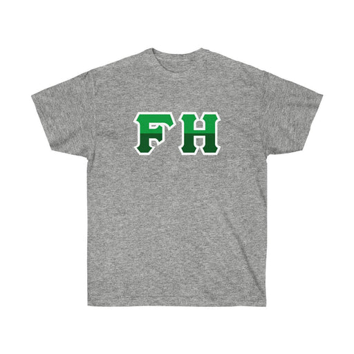 FarmHouse Fraternity Two Toned Greek Lettered T-shirts